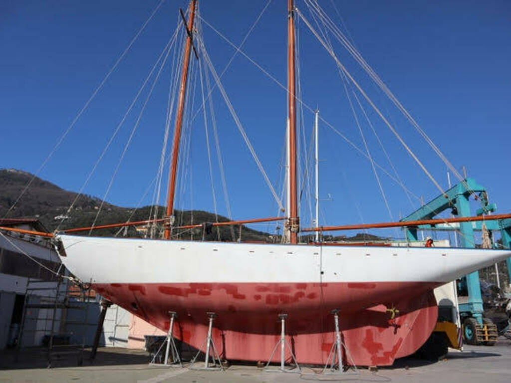 Vera Mary, la goletta del 1932 restaurata dal Cantiere Valdettaro  (Foto P. Maccione)  