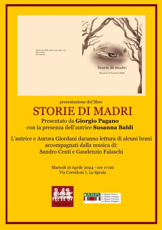 Storie di Madri: in Via Corridoni incontro con l’autrice Susanna Baldi organizzato da Anpi
