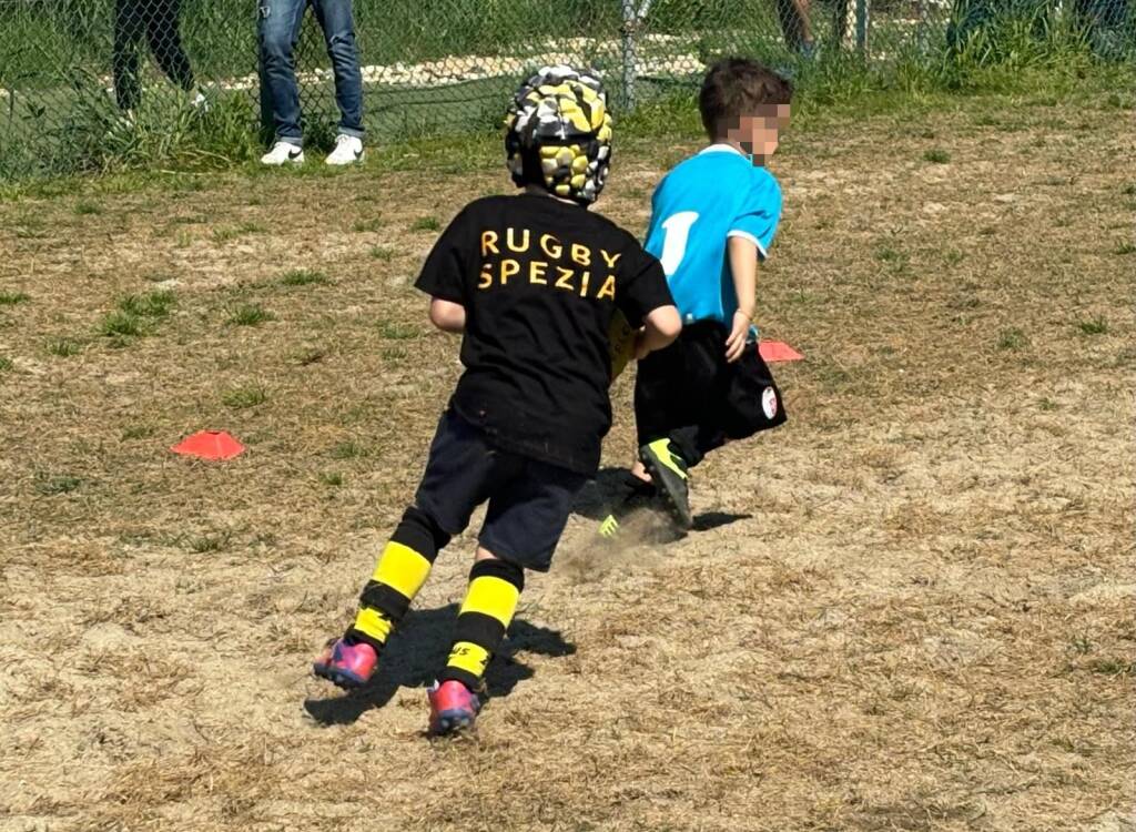 Un piccolo atleta del Rugby Spezia