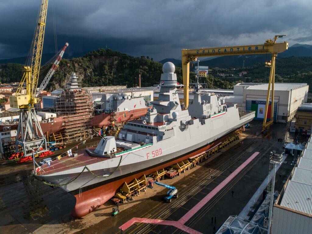 Fincantieri vara la fregata "Emilio Bianchi"