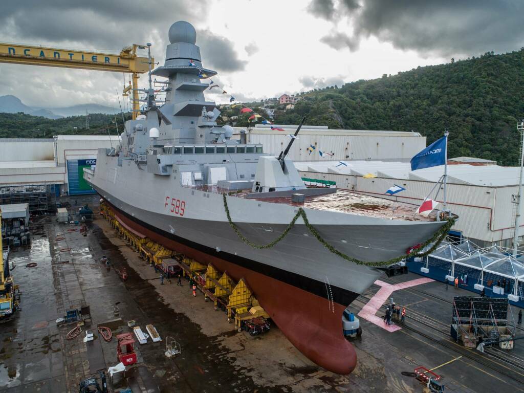 Fincantieri vara la fregata "Emilio Bianchi"