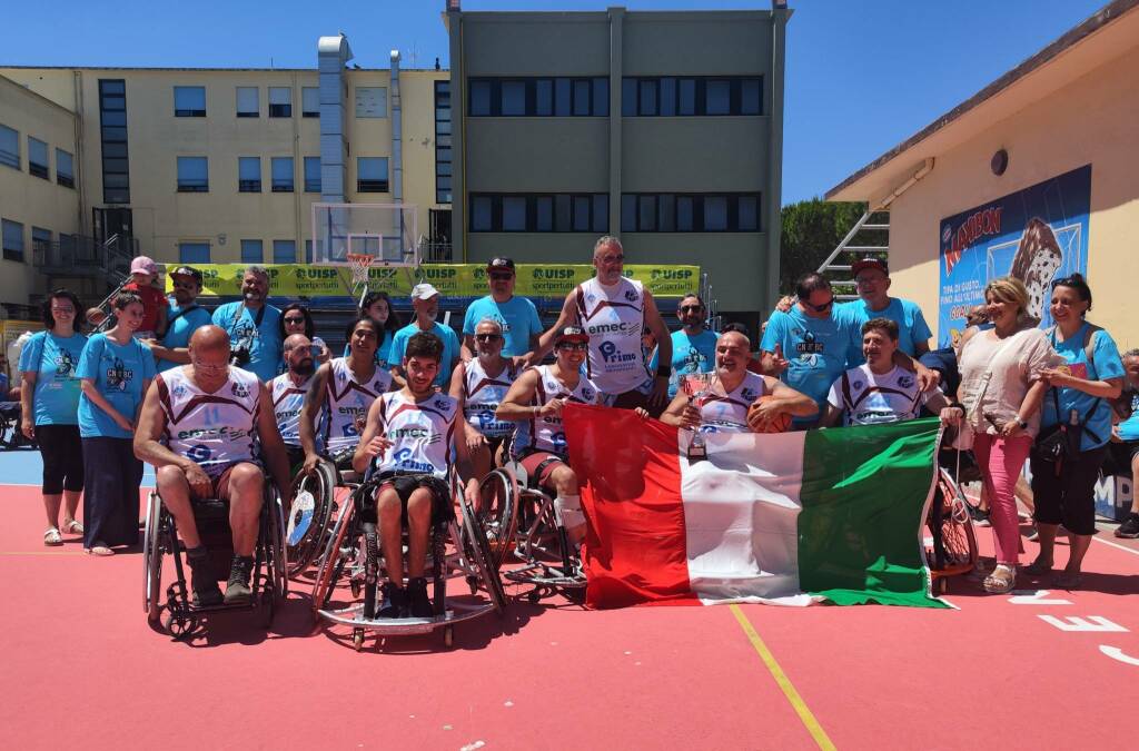 Alla Npic Rieti il titolo italiano Uisp 2024 di basket in carrozzin