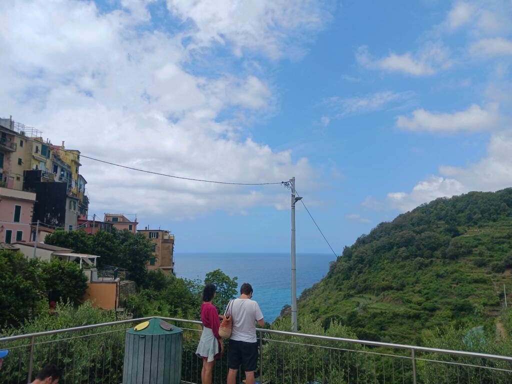 Corniglia, turisti, cinque terre