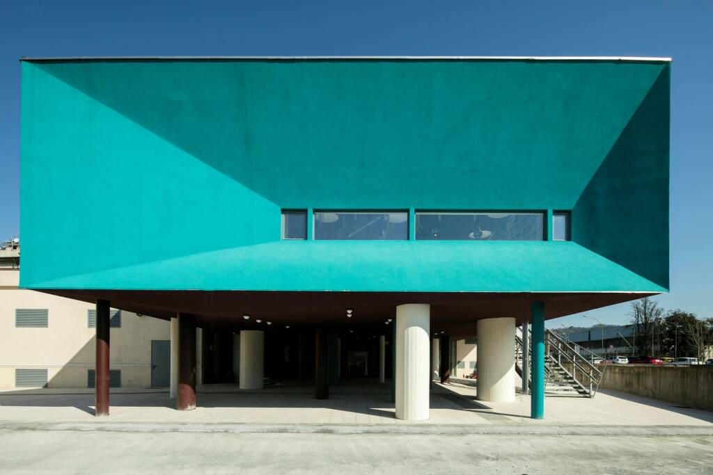 L'ingresso della biblioteca Beghi