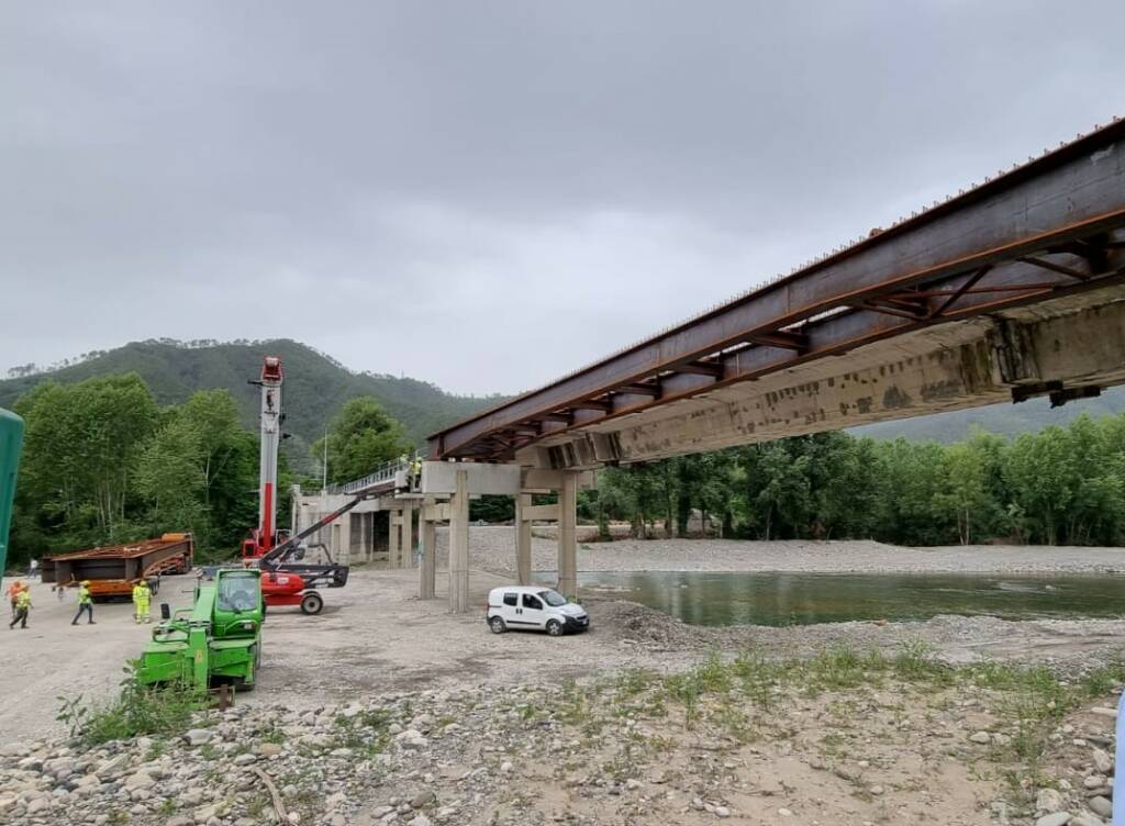 Ponte Cavanella, varato nuovo impalcato