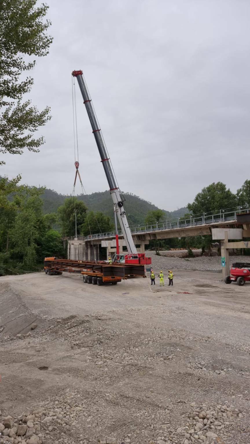 Ponte Cavanella, varato nuovo impalcato