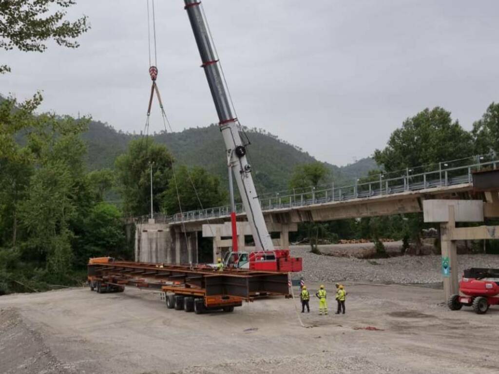 Ponte Cavanella, varato nuovo impalcato