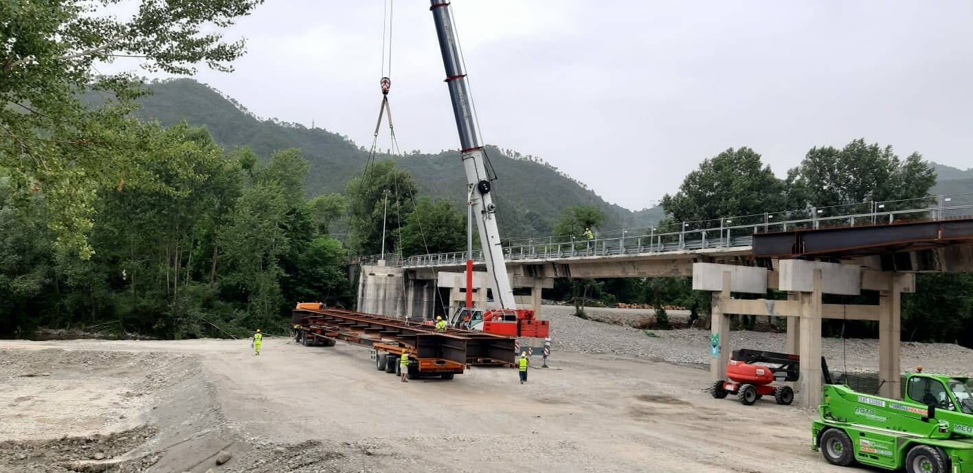 Ponte Cavanella, varato nuovo impalcato