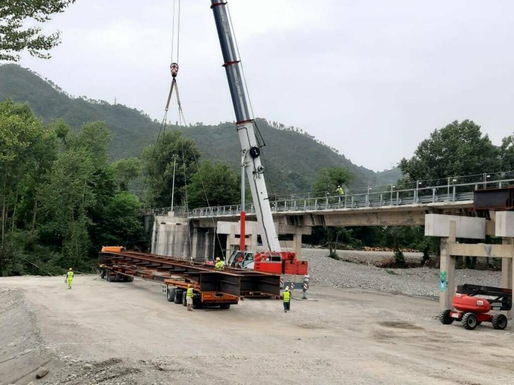 Ponte Cavanella, varato nuovo impalcato