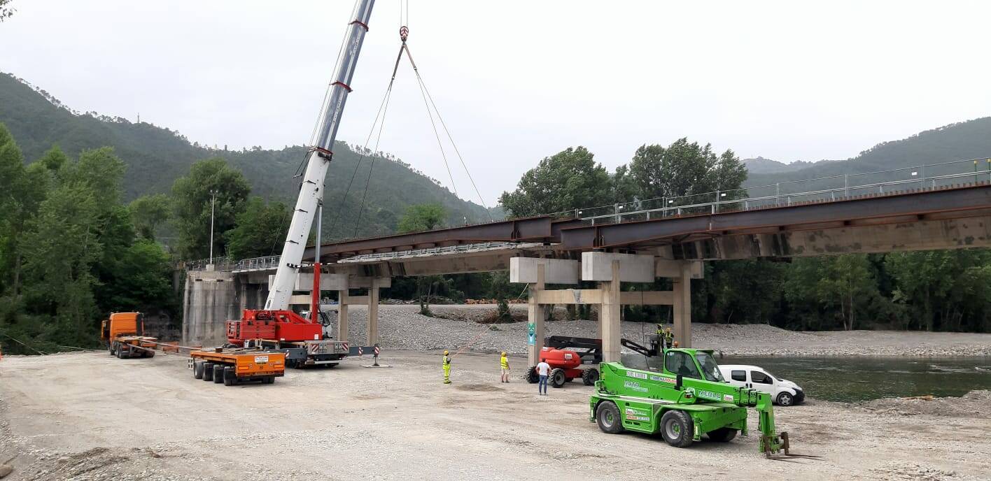 Ponte Cavanella, varato nuovo impalcato