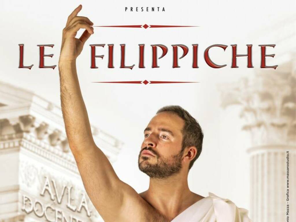 Filippo Caccamo in "Le Filippiche"