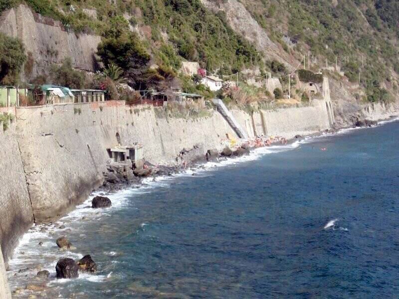 Il muraglione di Corniglia