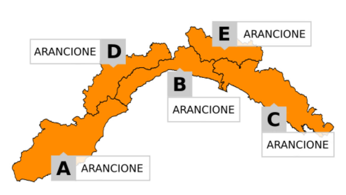 Allerta meteo arancione emessa il 17 agosto