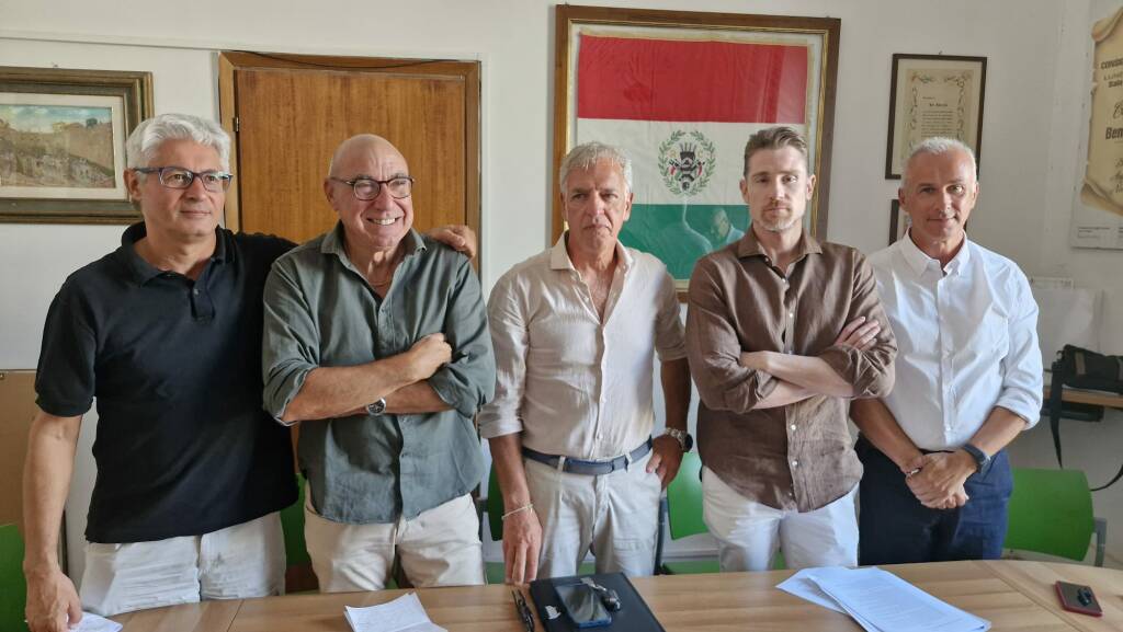 Andrea Monefiori, Roberto Centi, Franco Vaira, Marco Raffaelli e Andrea Frau