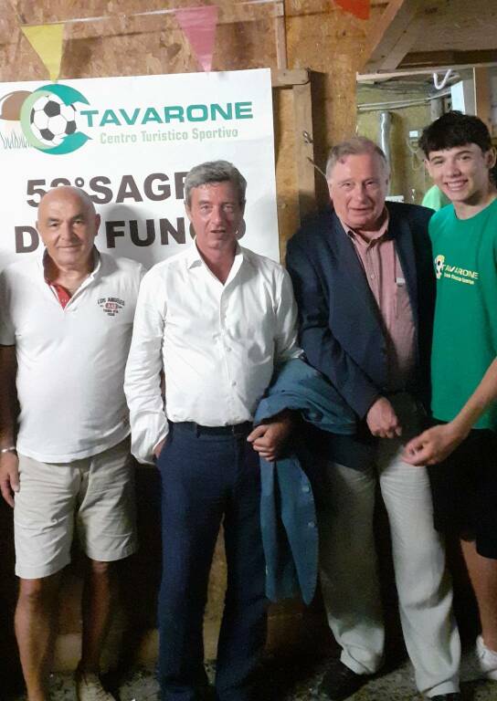 Andrea Orlando alla sagra del fungo di Tavarone