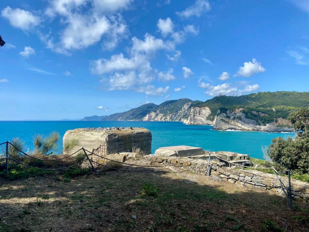 Isola del Tino e costa delle Cinque Terre