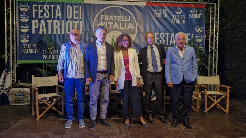 I coordinatori regionali dei partiti di centrodestra alla Festa dei patrioti