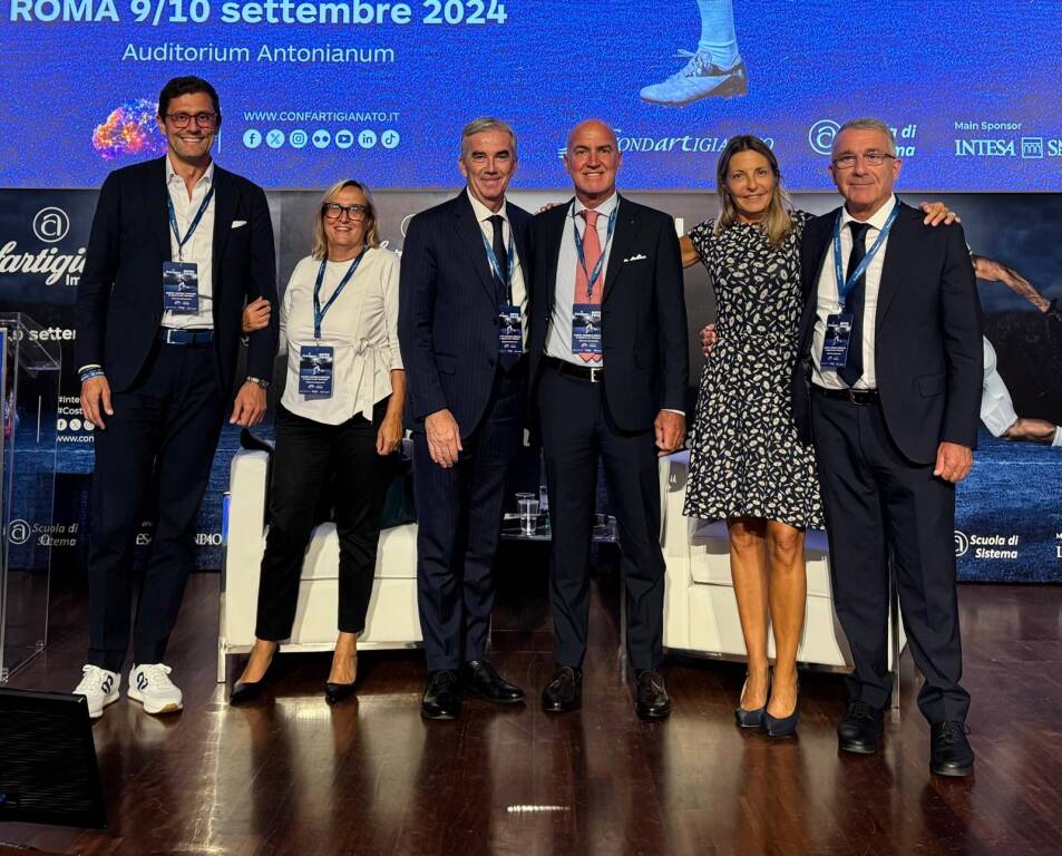 La delegazione Confartigianato con il Presidente nazionale Marco Granelli a Roma